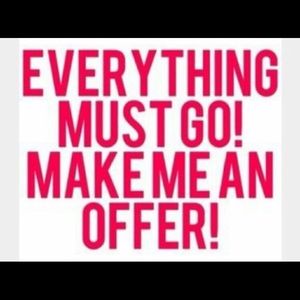 No REASONABLE offer refused. Bundle and save!